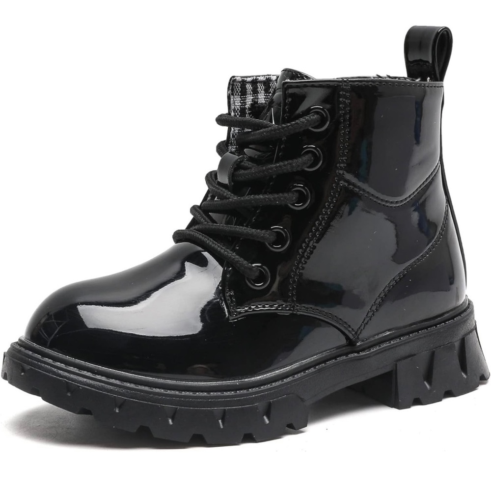 Girls Patent Leather Boots